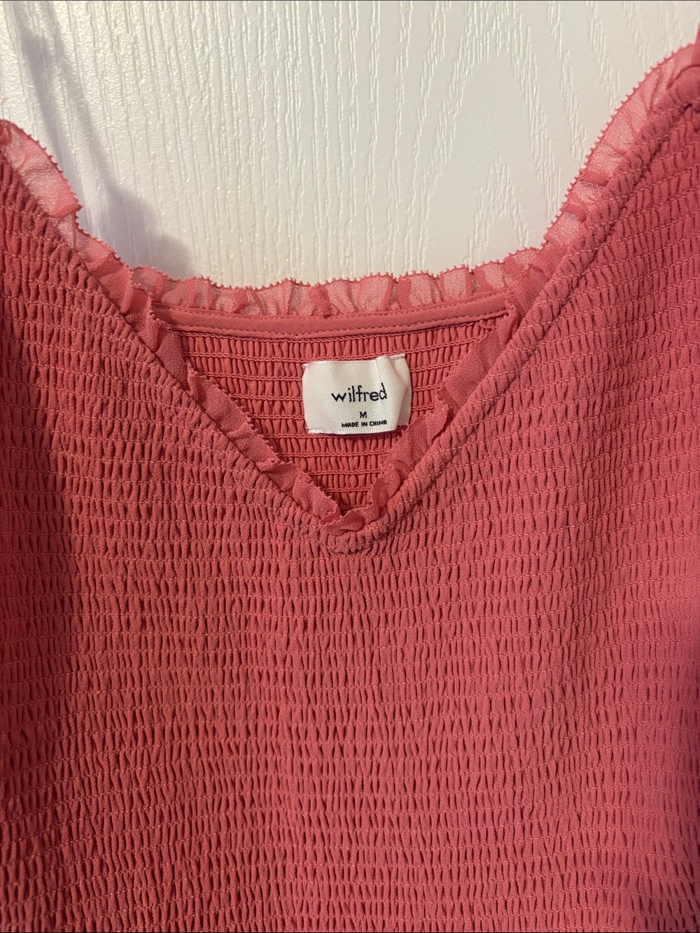Wilfred Dusty Rose Tiered Midi Dress - Picture 2 of 3